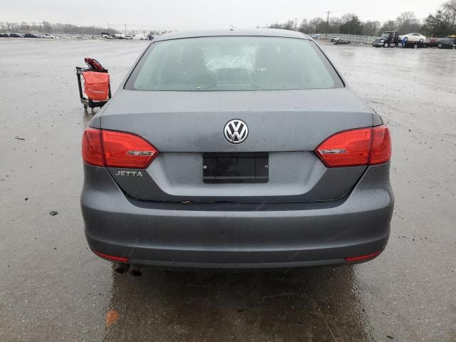 3VW2K7AJ1DM295046 - 2013 VOLKSWAGEN JETTA BASE GRAY photo 6