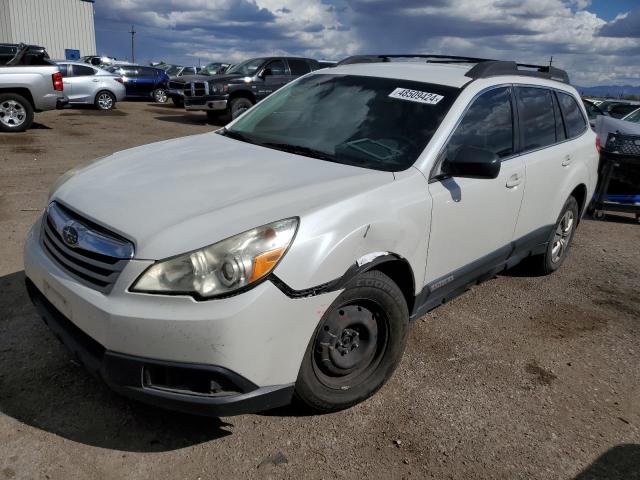 4S4BRBAC7A3322228 - 2010 SUBARU OUTBACK 2.5I WHITE photo 1