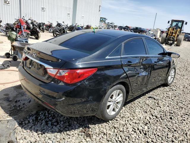 5NPEB4AC7DH694274 - 2013 HYUNDAI SONATA GLS BLACK photo 3