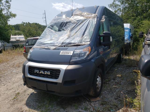 3C6URVJG8LE143619 - 2020 RAM PROMASTER 3500 HIGH ლურჯი ფოტო 2
