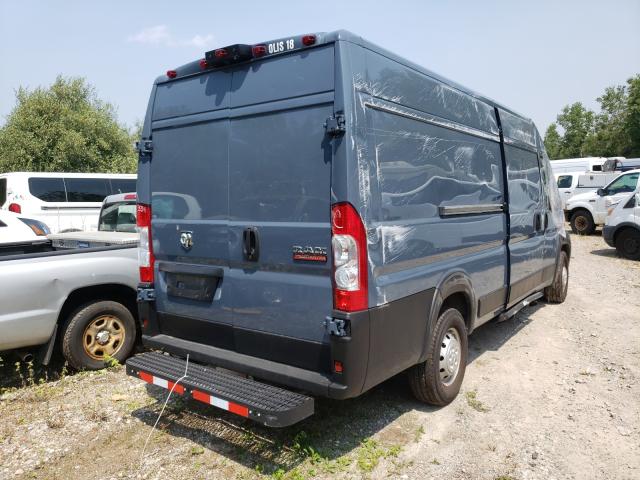 3C6URVJG8LE143619 - 2020 RAM PROMASTER 3500 HIGH ლურჯი ფოტო 4