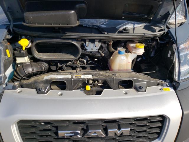 3C6URVJG8LE143619 - 2020 RAM PROMASTER 3500 HIGH ლურჯი ფოტო 7