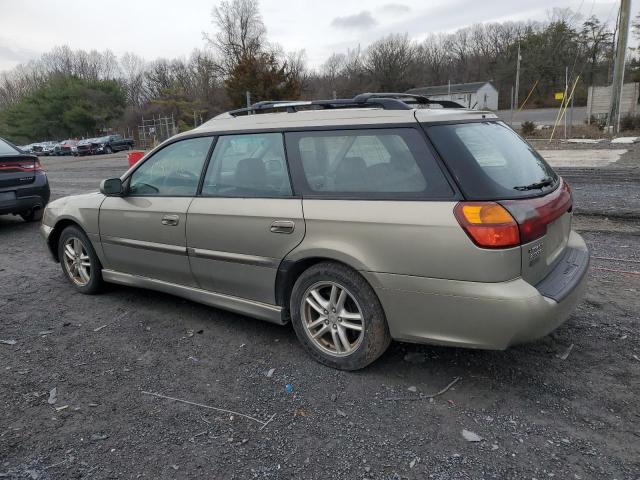 4S3BH646335300075 - 2003 SUBARU LEGACY GT BEIGE photo 2