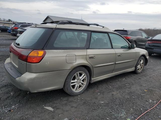 4S3BH646335300075 - 2003 SUBARU LEGACY GT BEIGE photo 3