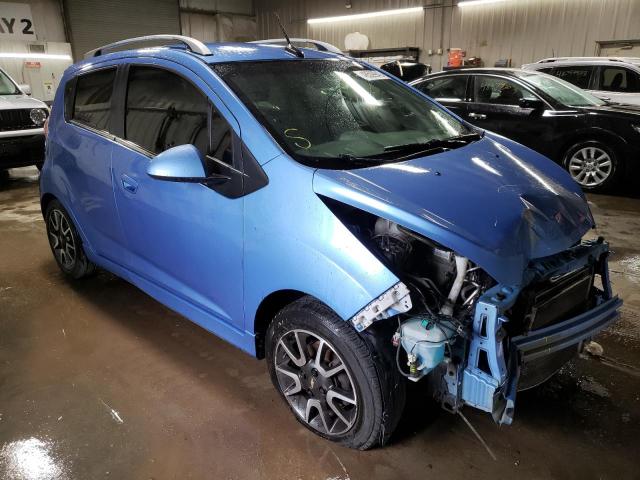 KL8CF6S93DC503481 - 2013 CHEVROLET SPARK 2LT BLUE photo 4