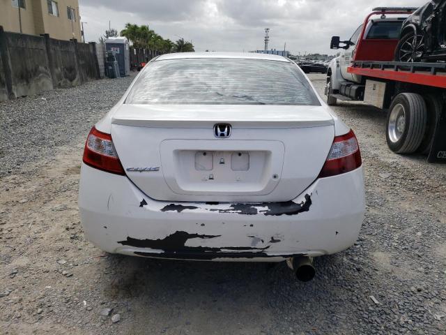 2HGFG12628H528984 - 2008 HONDA CIVIC LX WHITE photo 6