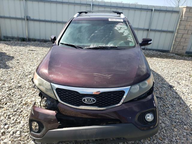 5XYKT3A12BG151220 - 2011 KIA SORENTO BASE BURGUNDY photo 5