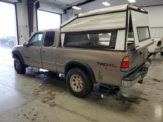 5TBBT48152S252825 - 2002 TOYOTA TUNDRA ACCESS CAB LIMITED GRAY photo 2