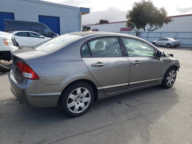 2HGFA16577H505184 - 2007 HONDA CIVIC LX GRAY photo 3