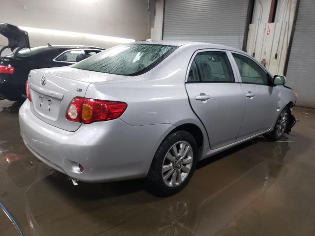 1NXBU4EE9AZ177001 - 2010 TOYOTA COROLLA BASE SILVER photo 3