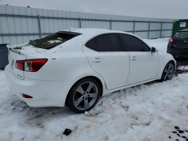 JTHBF5C20C5168356 - 2012 LEXUS IS 250 WHITE photo 3