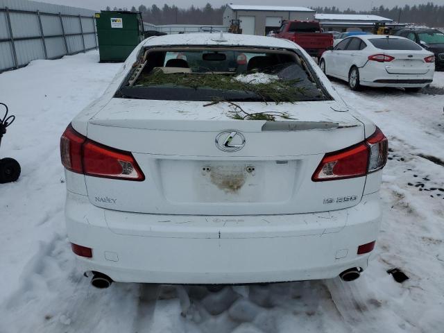 JTHBF5C20C5168356 - 2012 LEXUS IS 250 WHITE photo 6