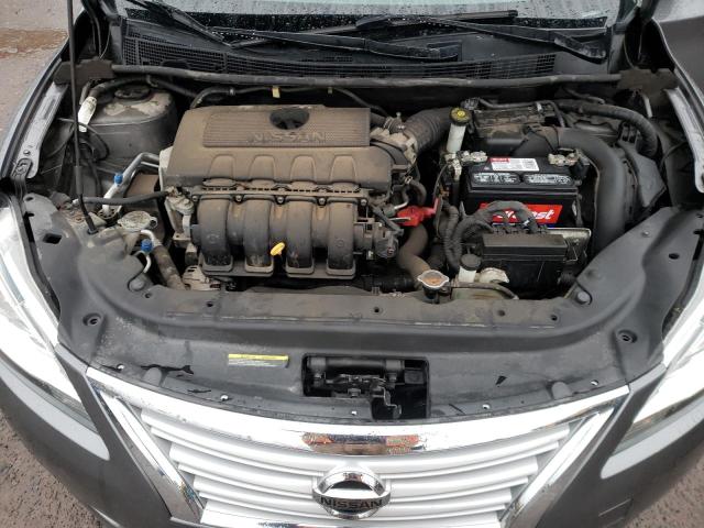 3N1AB7AP4FY324881 - 2015 NISSAN SENTRA S GRAY photo 11