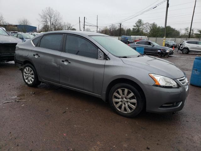 3N1AB7AP4FY324881 - 2015 NISSAN SENTRA S GRAY photo 4