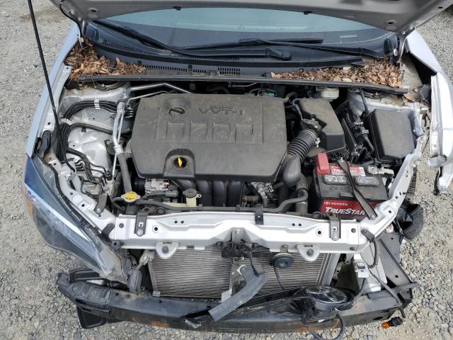 5YFBURHE2HP655084 - 2017 TOYOTA COROLLA L SILVER photo 11