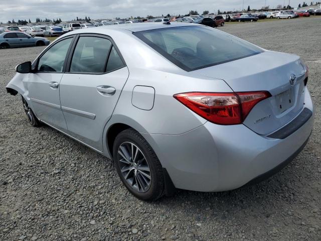 5YFBURHE2HP655084 - 2017 TOYOTA COROLLA L SILVER photo 2