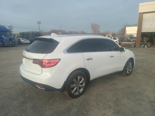 5FRYD4H81EB035307 - 2014 ACURA MDX ADVANCE WHITE photo 4