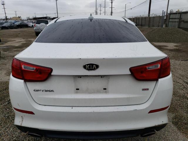 KNAGM4A78F5634686 - 2015 KIA OPTIMA LX WHITE photo 6