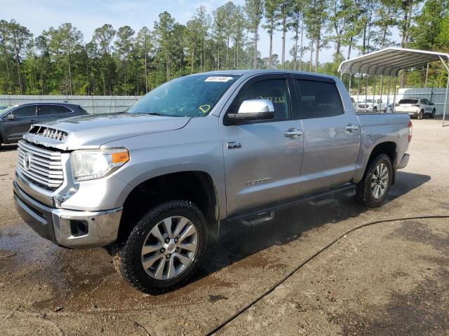 5TFHW5F13GX536876 - 2016 TOYOTA TUNDRA CREWMAX LIMITED GRAY photo 1