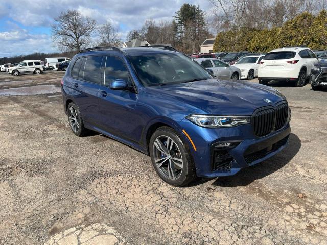 5UXCX6C08L9B15440 - 2020 BMW X7 M50I BLUE photo 4