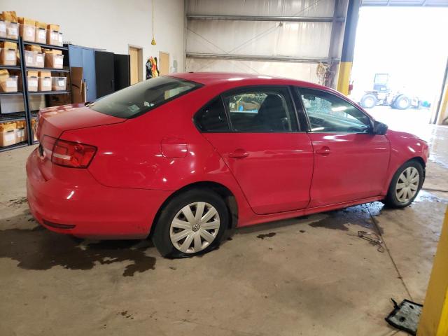 3VW2K7AJ6FM415975 - 2015 VOLKSWAGEN JETTA BASE RED photo 3