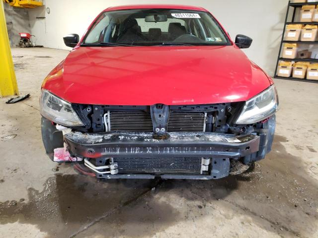 3VW2K7AJ6FM415975 - 2015 VOLKSWAGEN JETTA BASE RED photo 5