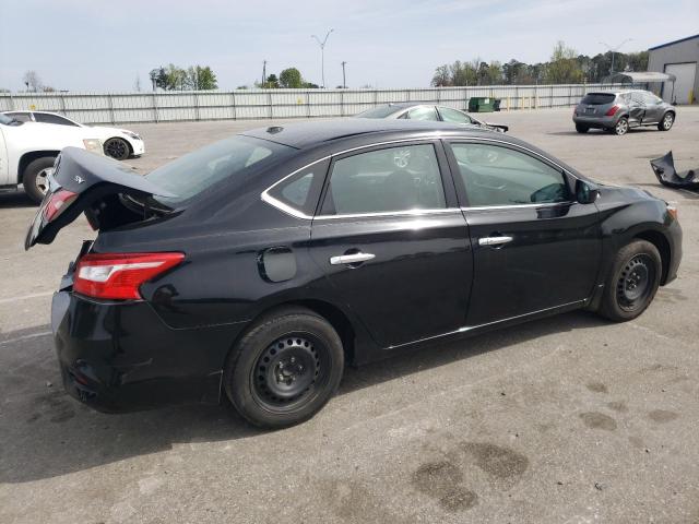 3N1AB7AP3HY250453 - 2017 NISSAN SENTRA S BLACK photo 3