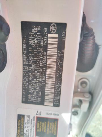 4T1BF1FK4FU108818 - 2015 TOYOTA CAMRY SE LE Beyaz fotoğraf 12