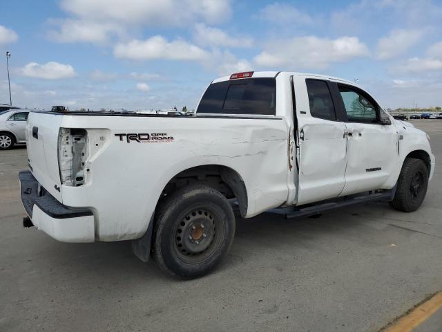 5TFUM5F13AX005611 - 2010 TOYOTA TUNDRA DOUBLE CAB SR5 WHITE photo 3