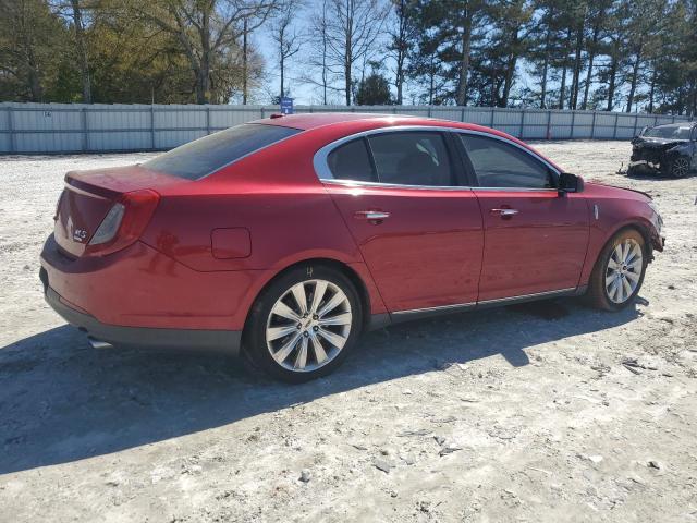 1LNHL9FT9DG605420 - 2013 LINCOLN MKS RED photo 3