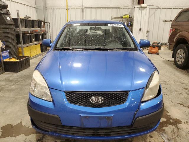 KNADE123986374998 - 2008 KIA RIO BASE BLUE photo 5