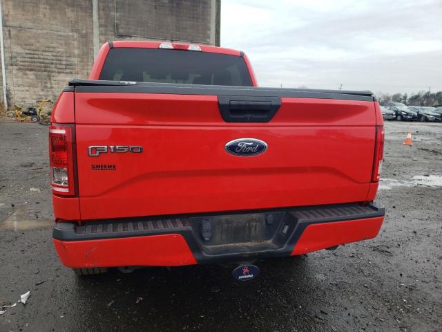 1FTEW1EP5HKC22257 - 2017 FORD F150 SUPERCREW RED photo 6