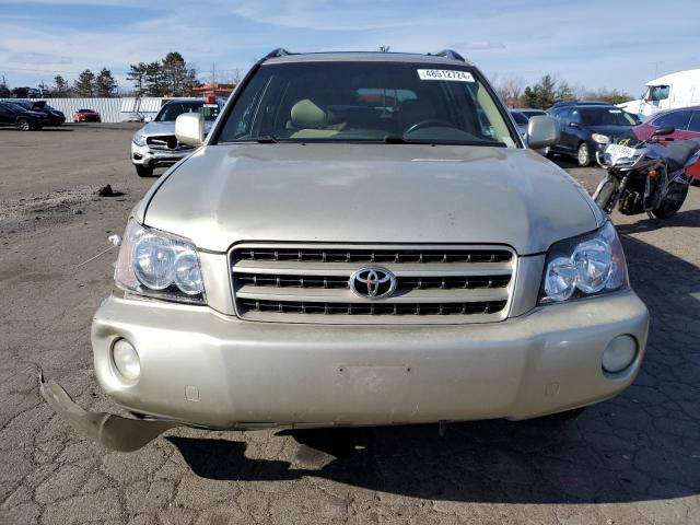 JTEHF21A030146452 - 2003 TOYOTA HIGHLANDER LIMITED BEIGE photo 5