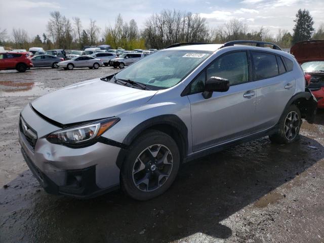 JF2GTAAC5JH264615 - 2018 SUBARU CROSSTREK SILVER photo 1