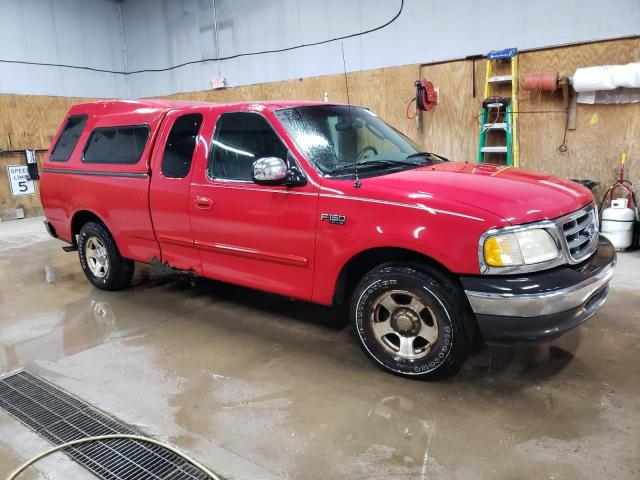 2FTRX17252CA95473 - 2002 FORD F150 RED photo 4