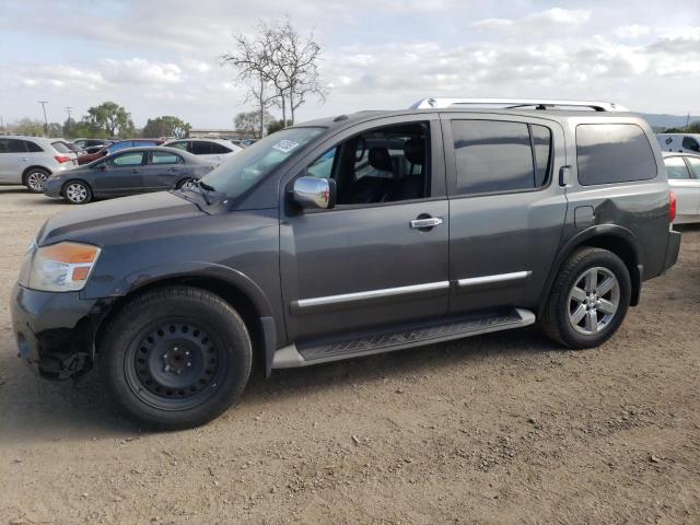 5N1AA0NF9BN612682 - 2011 NISSAN ARMADA PLATINUM GRAY photo 1