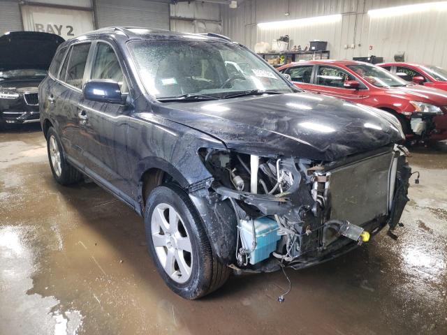 5NMSH13E49H282364 - 2009 HYUNDAI SANTA FE SE BLUE photo 4