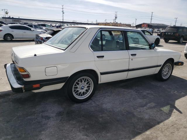 WBADK7307H9652683 - 1987 BMW 528 E WHITE photo 3