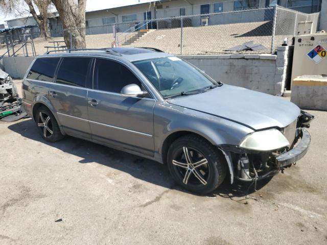 WVWWU63B05E137500 - 2005 VOLKSWAGEN PASSAT GLX ნაცრისფერი ფოტო 4