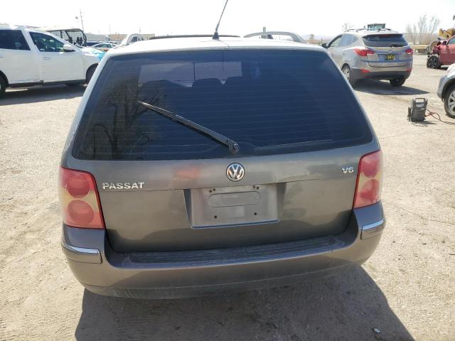WVWWU63B05E137500 - 2005 VOLKSWAGEN PASSAT GLX ნაცრისფერი ფოტო 6