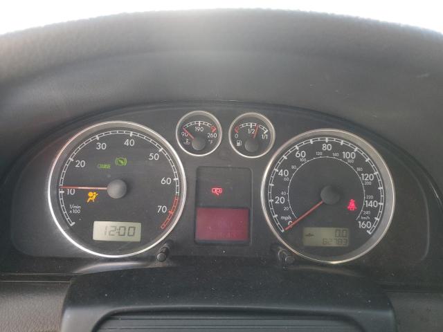 WVWWU63B05E137500 - 2005 VOLKSWAGEN PASSAT GLX ნაცრისფერი ფოტო 9