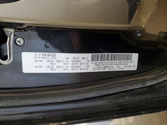 2C4RC1CG1FR662245 - 2015 CHRYSLER TOWN & COU TOURING L BLACK photo 14