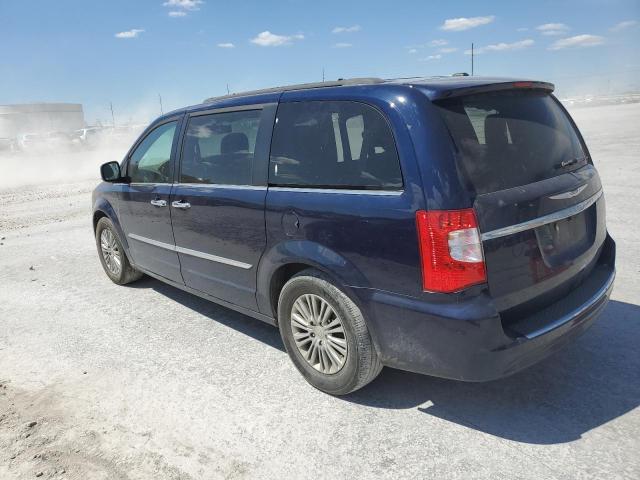 2C4RC1CG9DR512042 - 2013 CHRYSLER TOWN & COU TOURING L BLUE photo 2