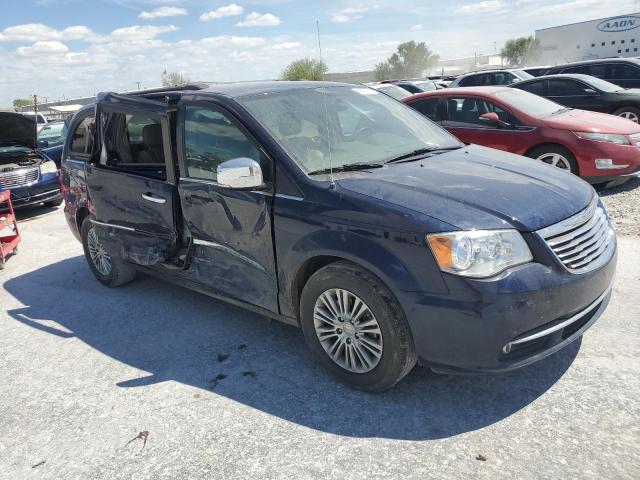 2C4RC1CG9DR512042 - 2013 CHRYSLER TOWN & COU TOURING L BLUE photo 4