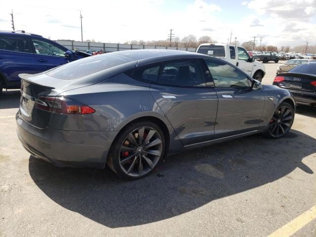 5YJSA1DN9DFP13004 - 2013 TESLA MODEL S Մոխրագույն լուսանկար 3