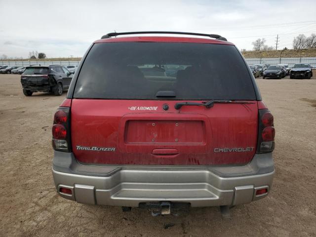 1GNDT13SX22482373 - 2002 CHEVROLET TRAILBLAZE RED photo 6