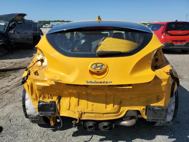 KMHTC6AD5GU279906 - 2016 HYUNDAI VELOSTER YELLOW photo 6