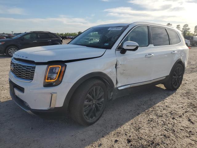 5XYP54HC3MG103936 - 2021 KIA TELLURIDE SX WHITE photo 1