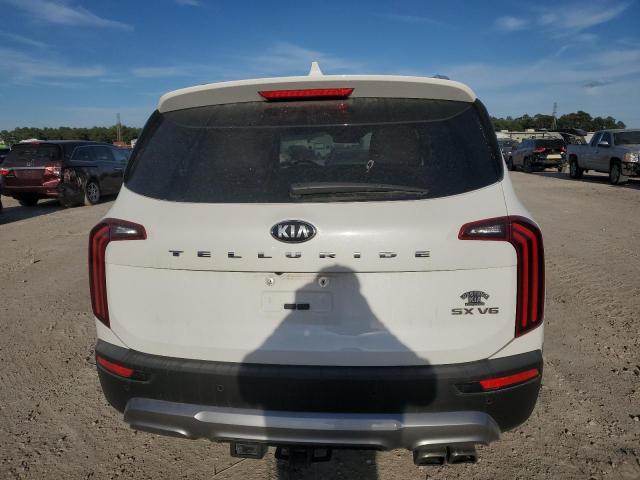 5XYP54HC3MG103936 - 2021 KIA TELLURIDE SX WHITE photo 6