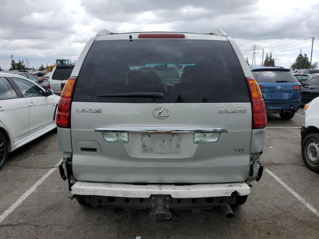 JTJBT20X730004900 - 2003 LEXUS GX 470 SILVER photo 6